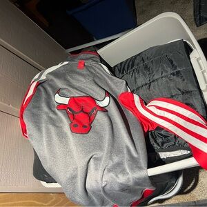 Large chicago Bulls Adidas Jacket